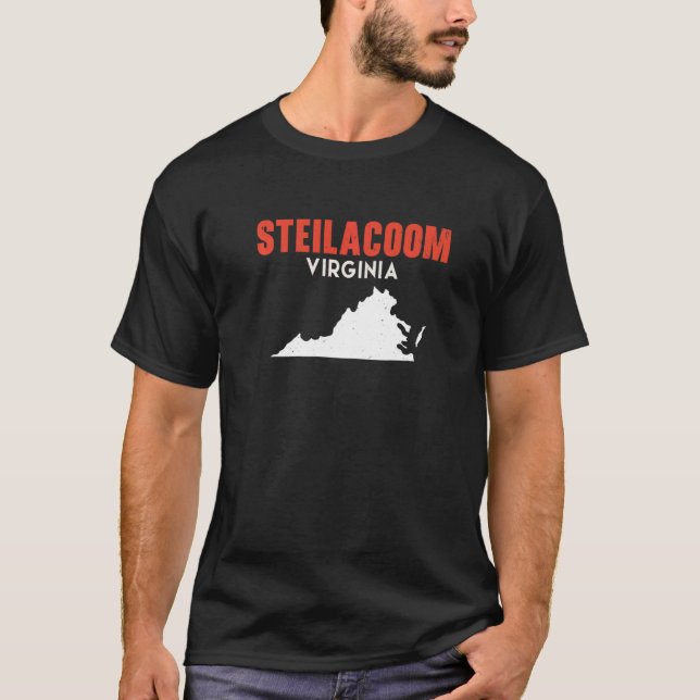 Steilacoom Washington USA State America Travel Was T-Shirt (Front)