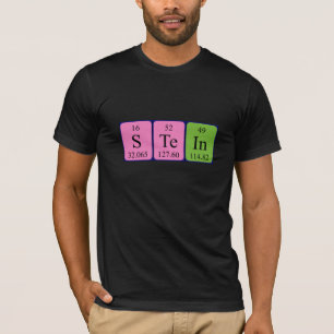 Stein periodic table name shirt