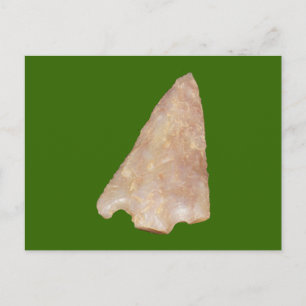 Stein Pfeilspitze stone arrowhead Postcard