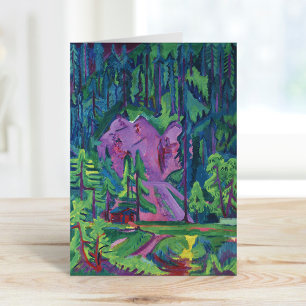 Steinbruch bei Wildboden   Ernst Ludwig Kirchner Card