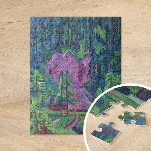 Steinbruch bei Wildboden   Ernst Ludwig Kirchner Jigsaw Puzzle