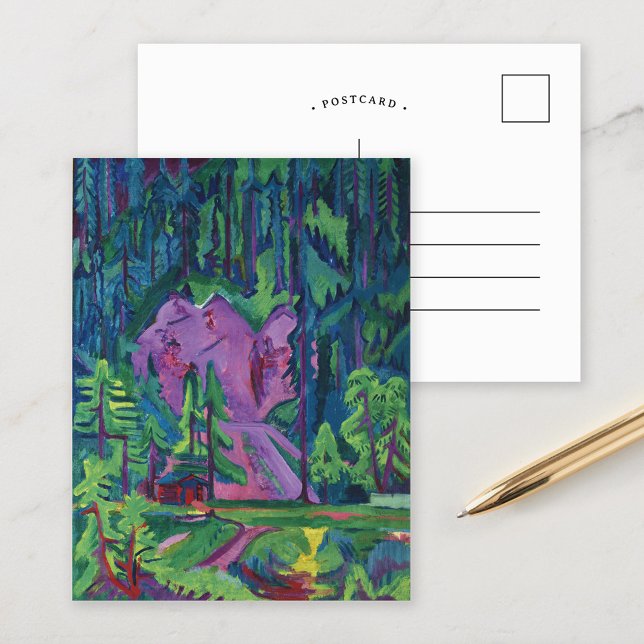 Steinbruch bei Wildboden | Ernst Ludwig Kirchner Postcard (Creator Uploaded)