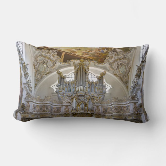 Steingaden Abbey organ lumbar pillow (Front)