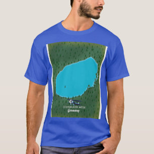 Steinhuder Meer Germany map T-Shirt