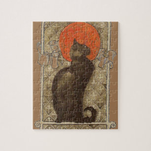 Steinlein's Cat - Art Nouveau Advertisement Jigsaw Puzzle