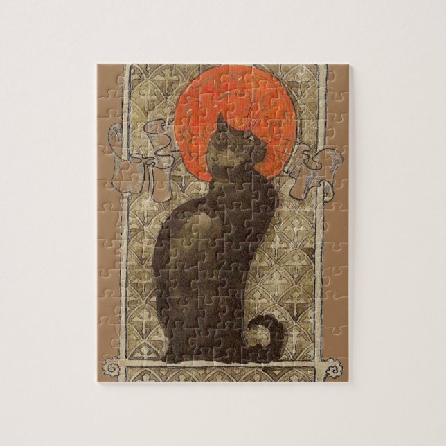 Steinlein's Cat - Art Nouveau Advertisement Jigsaw Puzzle (Vertical)
