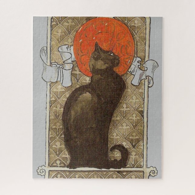 Steinlein's Cat - Art Nouveau Advertisement Jigsaw Puzzle (Vertical)