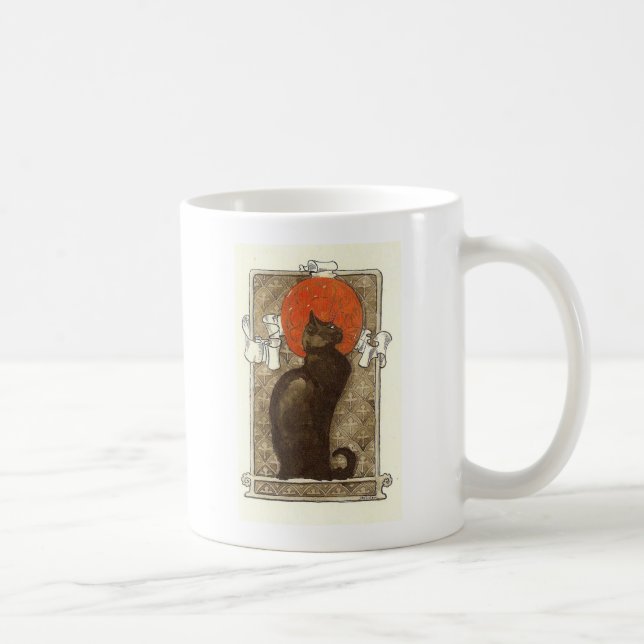 Steinlein's Cat - Art Nouveau Coffee Mug (Right)