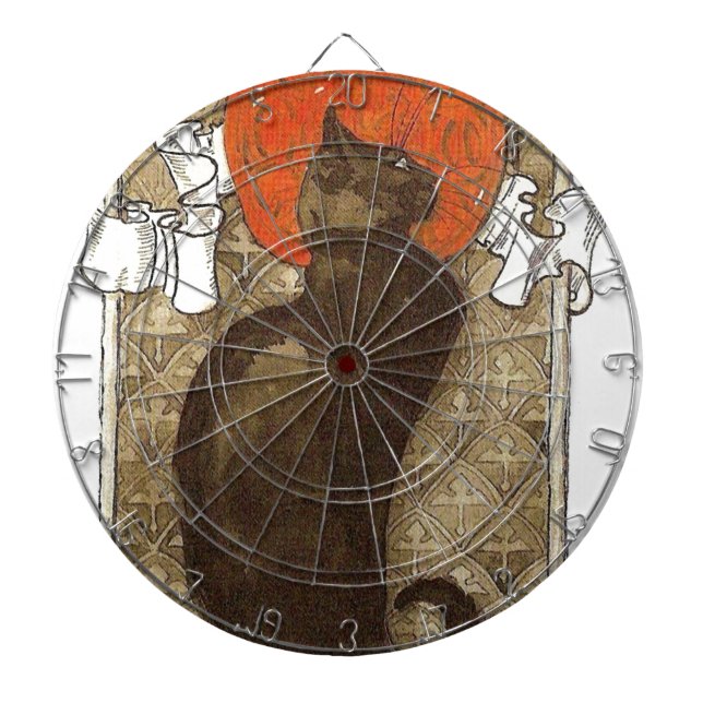 Steinlein's Cat - Art Nouveau Dartboard (Front)