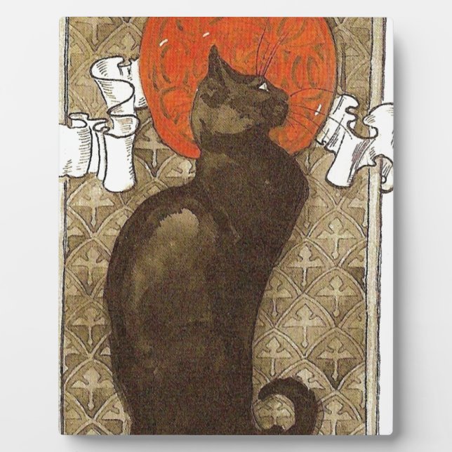 Steinlein's Cat - Art Nouveau Plaque (Front)