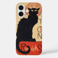 Steinlen Art Nouveau Chic Black Cat Vintage Print