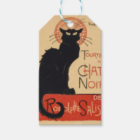 Steinlen Art Nouveau Chic Black Cat Vintage Print