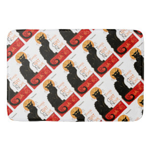 Steinlen Black Cat Classic French Chat Noir Poster Bath Mat