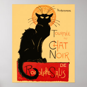 Steinlen Black Cat Poster