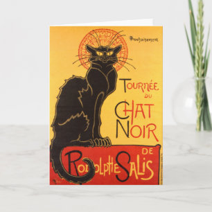 Steinlen: Chat Noir Card