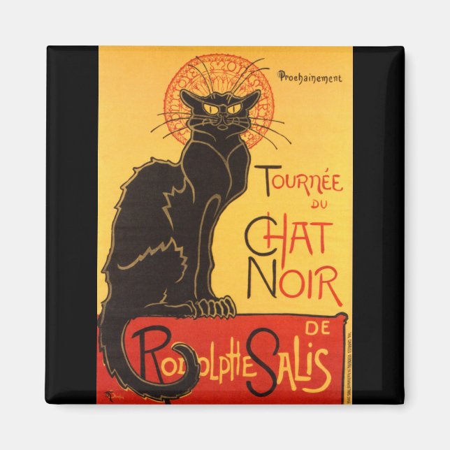 Steinlen: Chat Noir Magnet (Front)