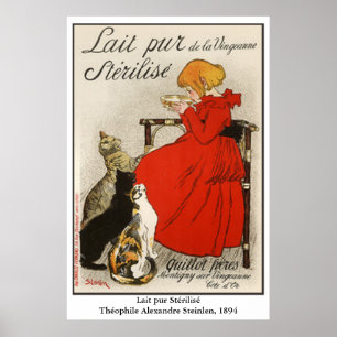Steinlen's Lait pur Stérilisé Poster