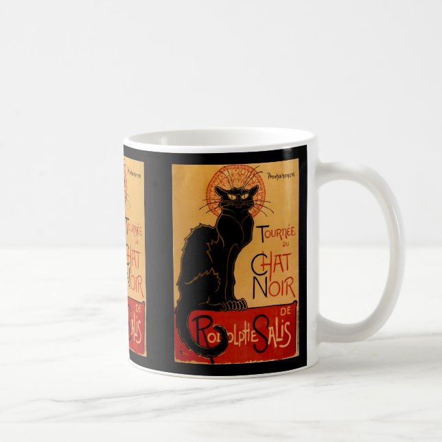 Steinlen's Le Chat Noir Coffee Mug (Right)