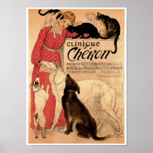 Steinlen's Vintage Clinique Chéron - Print