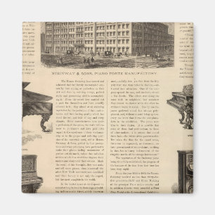 Steinway and Sons, Piano Manufacutrers Magnet