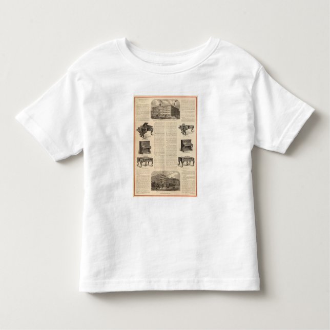 Steinway and Sons, Piano Manufacutrers Toddler T-Shirt (Front)