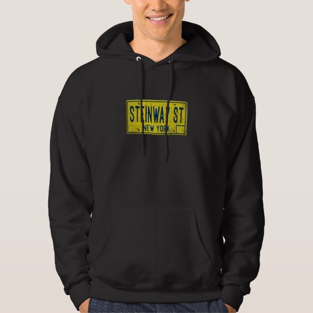 Steinway Street Astoria Queens NY New York Home Re Hoodie (Front)