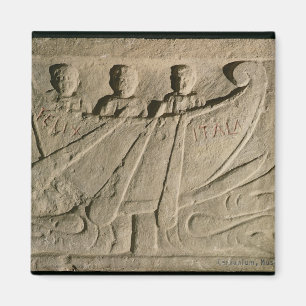 Stela depicting a rowing boat 'Felix Itala' Magnet