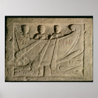 Stela depicting a rowing boat 'Felix Itala'
