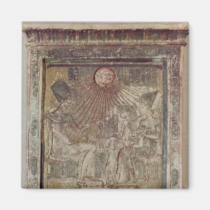 Stela depicting Aten giving life and Magnet