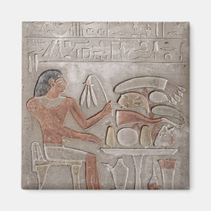 Stela depicting the deceased magnet