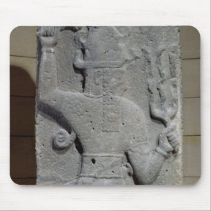 Stela of Teshub, Syrian storm god Mouse Pad