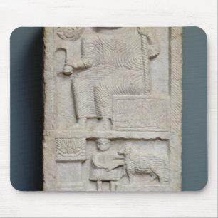 Stele dedicated to Saturn, from El-Ayaida Mouse Pad