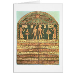 Stele of Horsiese, Late Period (painted wood)