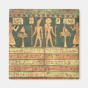 Stele of Horsiese, Late Period (painted wood) Magnet
