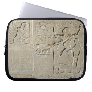Stele of the necklaces, Hormin receiving the gold Laptop Sleeve