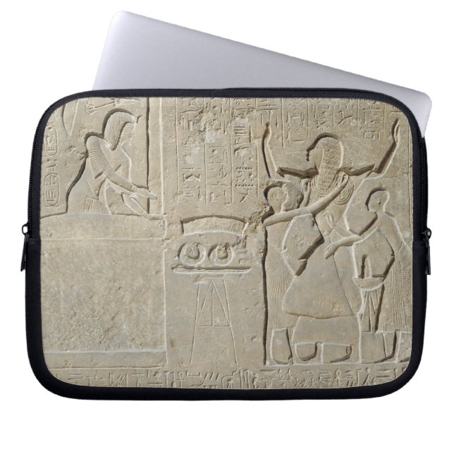 Stele of the necklaces, Hormin receiving the gold Laptop Sleeve (Front)