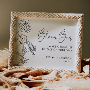 STELLA Bloom Bar, Flower Bar, DIY Bouquet Sign