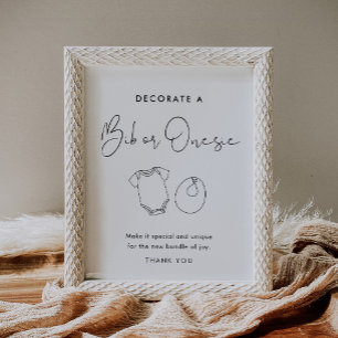 STELLA Decorate Bib and Baby Outfit Bodysuit Sign