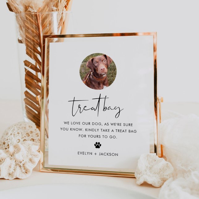 STELLA Dog Treat Bag, Biscuit Bar Pet Wedding Sign (Creator Uploaded)