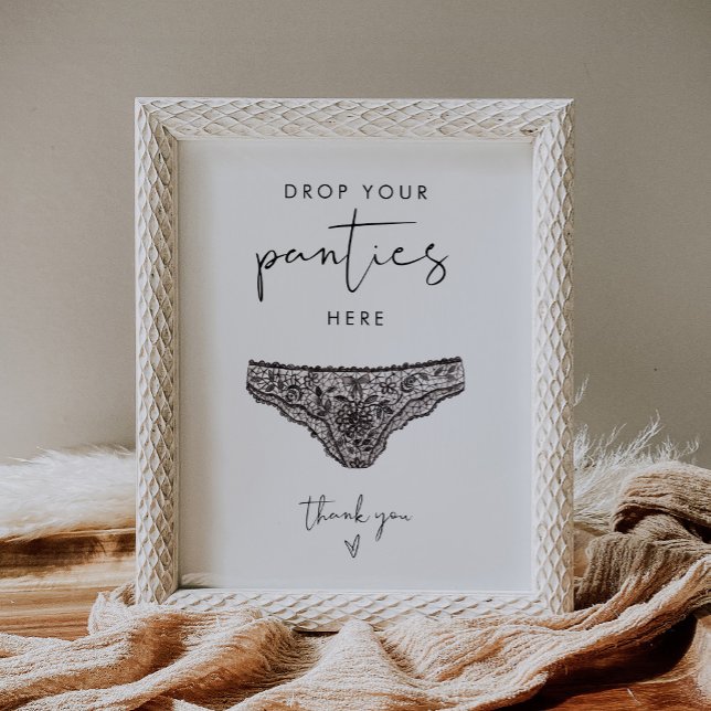 STELLA Drop Your Panties Bachelorette Game Sign (Creator Uploaded)