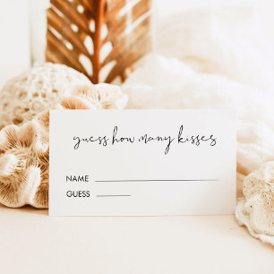 STELLA Guess How Many Kisses Game Ticket