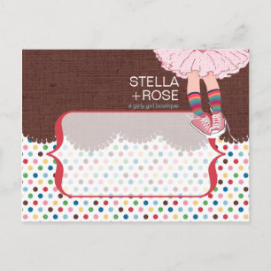 Stella Hair Bow Postcard