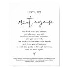 STELLA In Loving Memory Wedding Sign