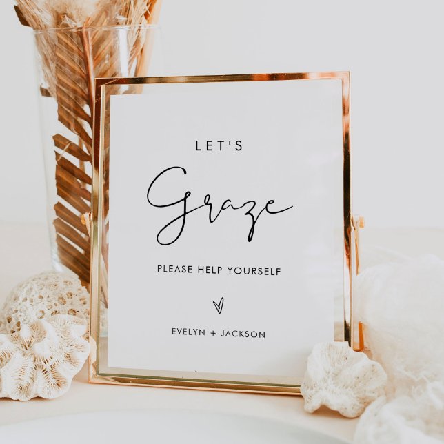 STELLA Let's Graze Late Night Snacks Wedding Sign (Creator Uploaded)