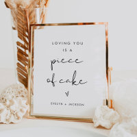 STELLA Love At First Bite Wedding Dessert Sign