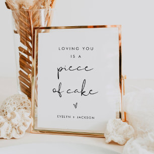 STELLA Love At First Bite Wedding Dessert Sign