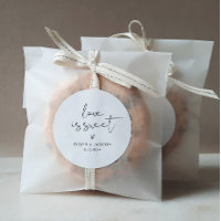 STELLA Love is Sweet Favour Sticker 3" (sheet of 6