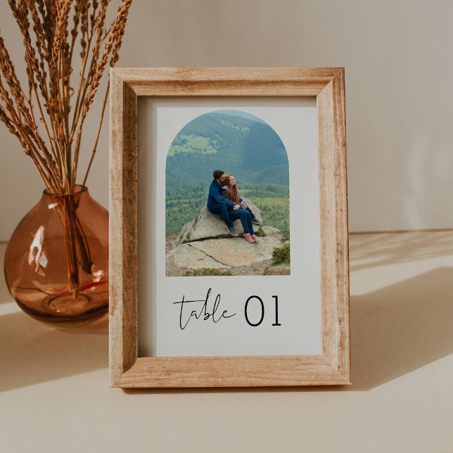 STELLA Minimalist Photo Table Number 5x7 (Creator Uploaded)