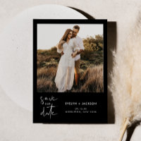 STELLA Modern Edgy Photo Save The Date
