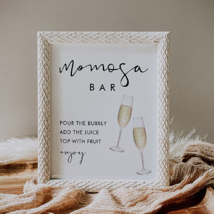 STELLA Momosa Bar Baby Shower Sign
